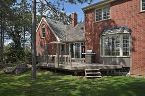 Back Deck - Country homes for sale and luxury real estate including horse farms and property in the Caledon and King City areas near Toronto